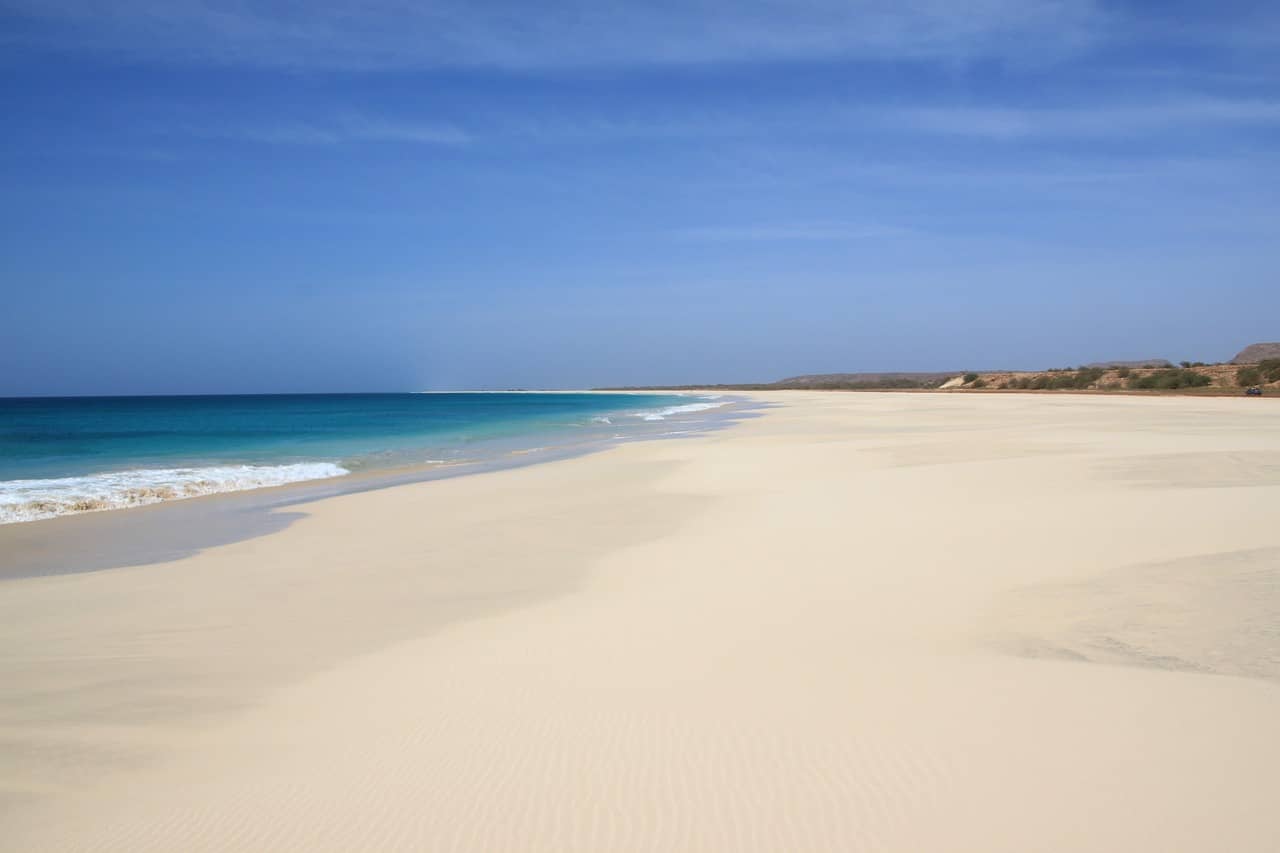 Kapverdy - Boa Vista pláž